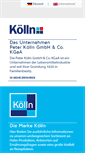 Mobile Screenshot of koelln.com